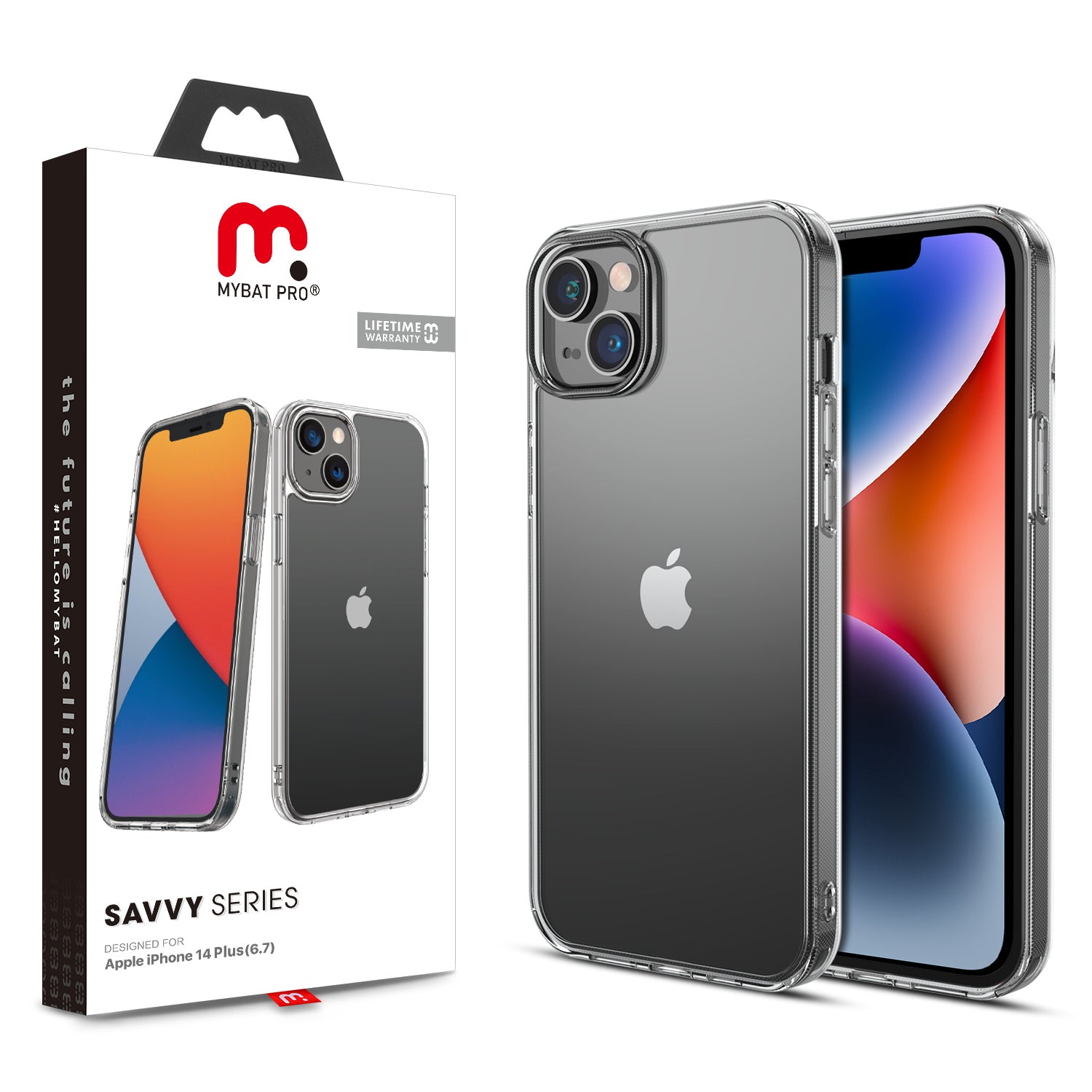 MyBat Pro Savvy Series Case for Apple iPhone 14 Plus - Crystal Clear