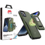 MyBat Pro Antimicrobial Stealth Series MagKick for Apple iPhone 14 Plus - Army Green / Black