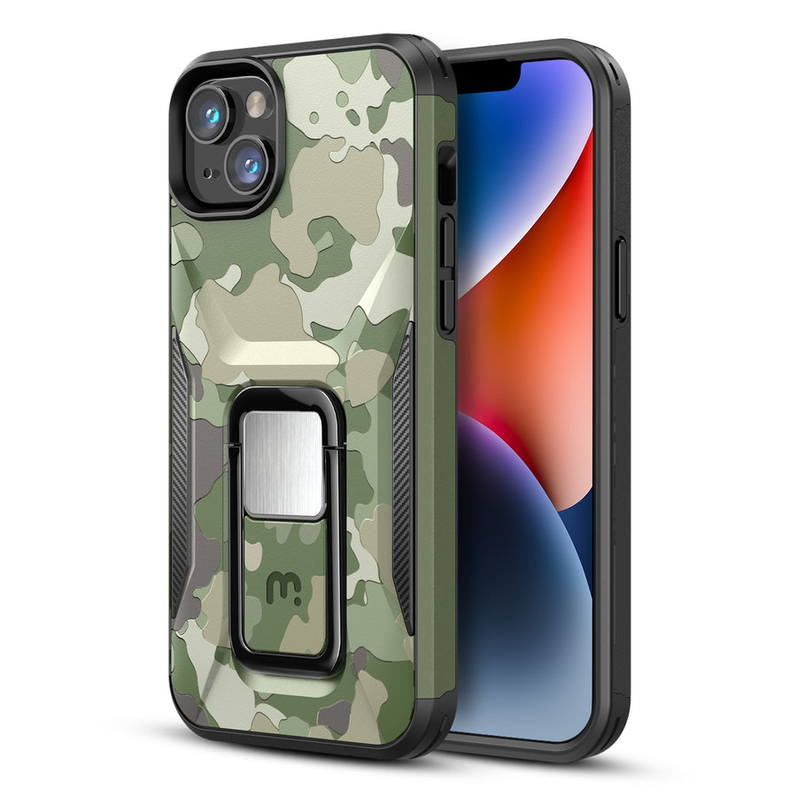 MyBat Pro Stealth Series (with Stand) for Apple iPhone 14 Plus - Army Green Camo / Black - RIP14MCSSTSM004-2.jpg