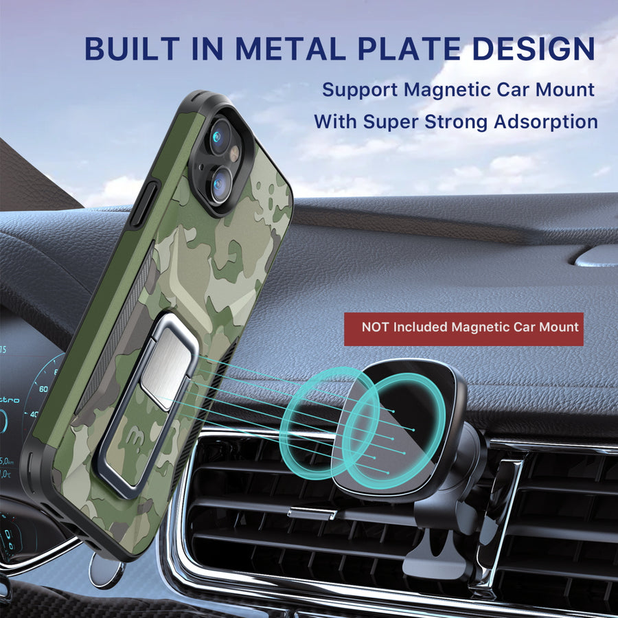 MyBat Pro Stealth Series (with Stand) for Apple iPhone 14 Plus - Army Green Camo / Black - RIP14MCSSTSM004-4.jpg