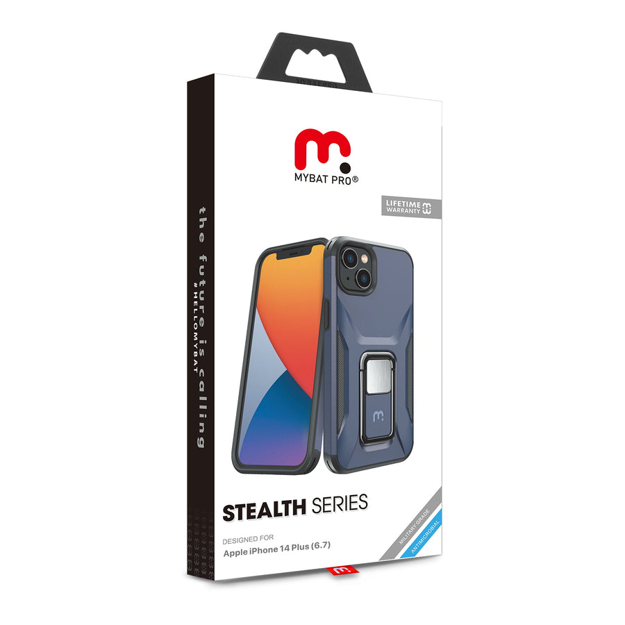 MyBat Pro Antimicrobial Stealth Series (with Stand) for Apple iPhone 14 Plus - Blue / Black - RIP14MCSSTSS002-9.jpg