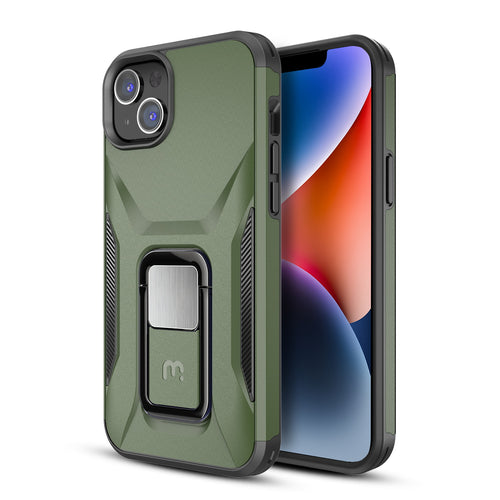 MyBat Pro Antimicrobial Stealth Series (with Stand) for Apple iPhone 14 Plus - Army Green / Black - RIP14MCSSTSS004-2.jpg
