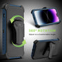 MyBat Pro Maverick Series Case w/ Holster and Tempered Glass for Apple iPhone 14 Pro - Blue - RIP14PCS3NXS002-6.jpg