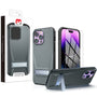 MyBat Pro Beyonder Series Case with Tempered Glass with Kickstand for Apple iPhone 14 Pro - Gray - RIP14PCSAMBS003-1.jpg