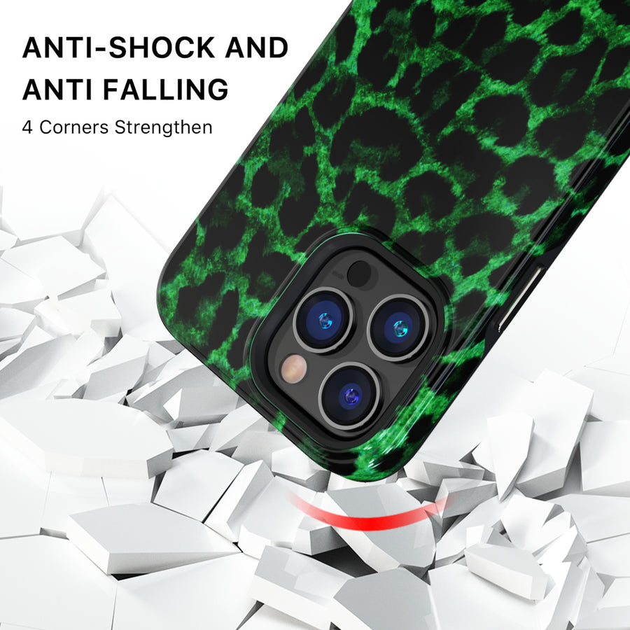 MyBat Pro Fuse Series MagSafe Case for Apple iPhone 14 Pro - Green Leopard - RIP14PCSD5MM017-3.jpg