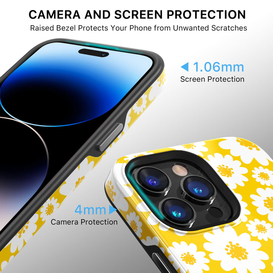 MyBat Pro Fuse Series MagSafe Case for Apple iPhone 14 Pro - Yellow Daisy - RIP14PCSD5MM019-4.jpg