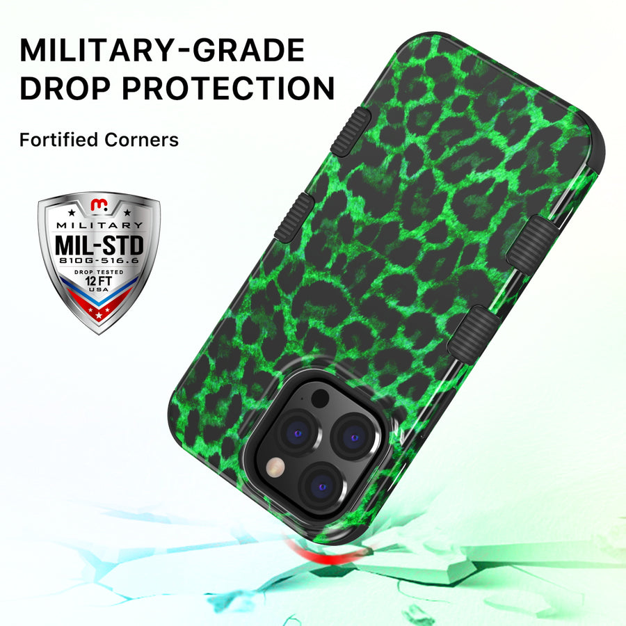 MyBat Pro TUFF Series Case for Apple iPhone 14 Pro - Green Leopard - RIP14PCSE1TM187-5.jpg