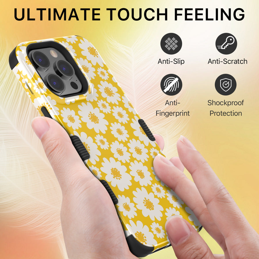 MyBat Pro TUFF Series Case for Apple iPhone 14 Pro - Yellow Daisy - RIP14PCSE1TM188-3.jpg