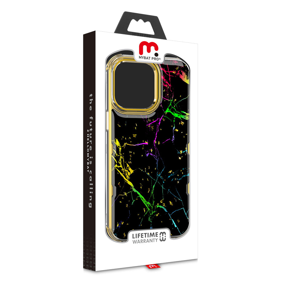 MyBat Pro TUFF Kleer Hybrid Case for Apple iPhone 14 Pro - Black Marbling / Electroplating Gold - RIP14PCSE4TM204-10.jpg