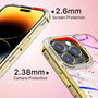 MyBat Pro TUFF Kleer Hybrid Case for Apple iPhone 14 Pro - Pink Marbling / Electroplating Gold - RIP14PCSE4TM205-8.jpg