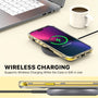 MyBat Pro TUFF Kleer Hybrid Case for Apple iPhone 14 Pro - Electroplated Blue Marble / Electroplating Gold - RIP14PCSE4TM254-7.jpg