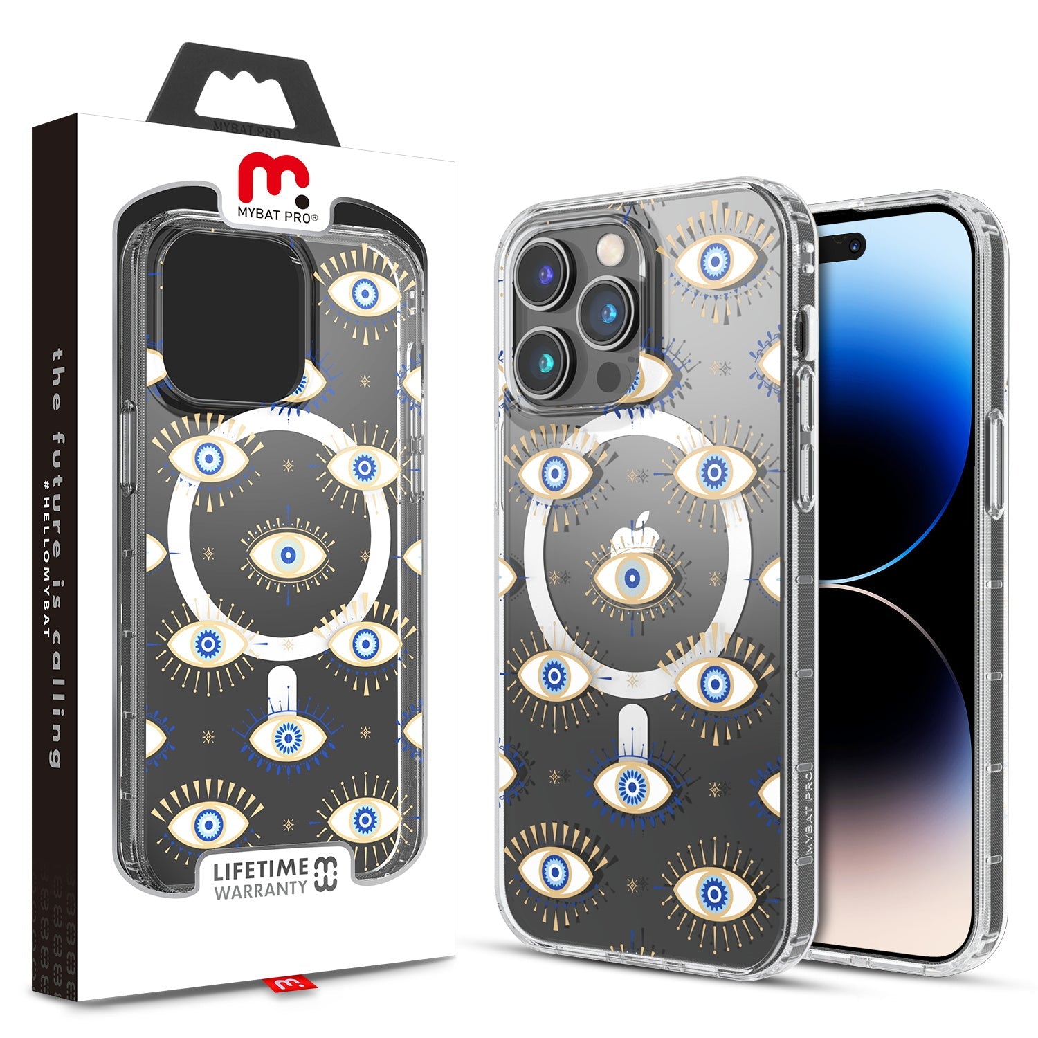 MyBat Pro Mood Series MagSafe Case for Apple iPhone 14 Pro - Evil Eye