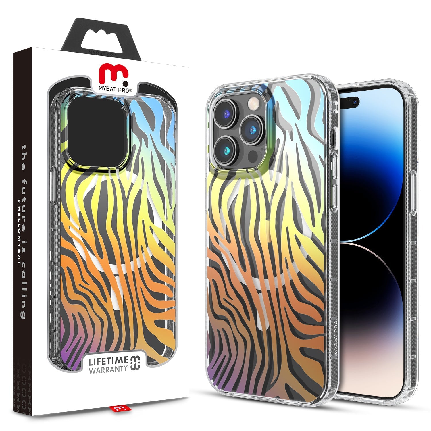 MyBat Pro Mood Series MagSafe Case for Apple iPhone 14 Pro - Zebra