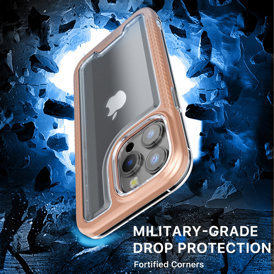 MyBat Pro Lux Series Case with Tempered Glass for Apple iPhone 14 Pro - Rose Gold - RIP14PCSG5TS003-5.jpg