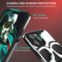 MyBat Pro Skullcap Hybrid Protector Cover for Apple iPhone 14 Pro - Silver Plating / Black - RIP14PCSSLCC101-6.jpg
