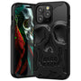 MyBat Pro Skullcap Hybrid Protector Cover for Apple iPhone 14 Pro - Jet Black / Black - RIP14PCSSLCS001-2.jpg
