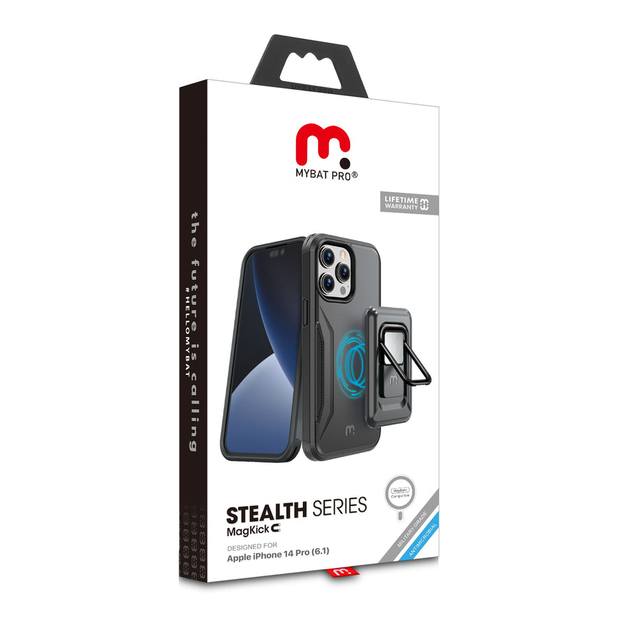 MyBat Pro Antimicrobial Stealth Series MagKick for Apple iPhone 14 Pro - Black / Black - RIP14PCSSMKS001-9.jpg