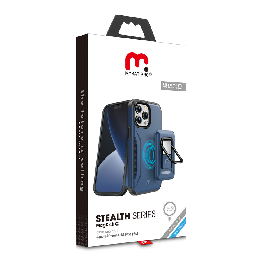 MyBat Pro Antimicrobial Stealth Series MagKick for Apple iPhone 14 Pro - Blue / Black - RIP14PCSSMKS002-9.jpg