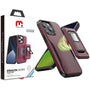 MyBat Pro Antimicrobial Stealth Series MagKick for Apple iPhone 14 Pro - Plum / Black