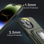 MyBat Pro Antimicrobial Stealth Series MagKick for Apple iPhone 14 Pro - Army Green / Black - RIP14PCSSMKS004-6.jpg