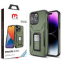 MyBat Pro Antimicrobial Stealth Series (with Stand) for Apple iPhone 14 Pro - Army Green / Black