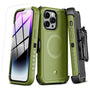 MyBat Pro Maverick Series MagSafe Case w/ Holster and Tempered Glass for Apple iPhone 14 Pro Max - Army Green - RIP14PMCS3NXMS004-2.jpg