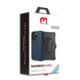 MyBat Pro Antimicrobial Maverick Series Case with Holster and Tempered Glass for Apple iPhone 14 Pro Max - Blue / Black - RIP14PMCS3NXS002-20.JPG