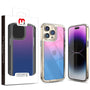 MyBat Pro Radiant Series ombre gradient Gummy Case for Apple iPhone 14 Pro Max (6.7) - Rose to Dark Blue Gradient