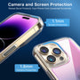 MyBat Pro Radiant Series ombre gradient Gummy Case for Apple iPhone 14 Pro Max (6.7) - Rose to Dark Blue Gradient - RIP14PMCSAMAT103-6.jpg