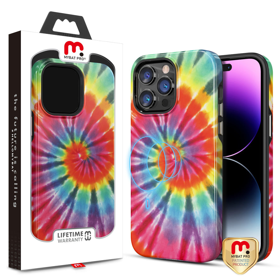 MyBat Pro Fuse Series MagSafe Case for Apple iPhone 14 Pro Max - Tie Dye Swirl - RIP14PMCSD5MM009-1.jpg