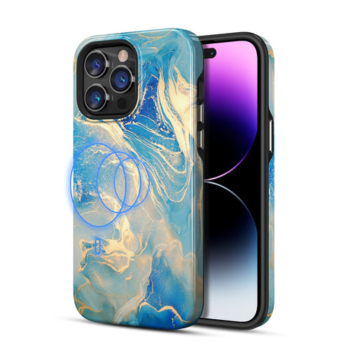 MyBat Pro Fuse Series MagSafe Case for Apple iPhone 14 Pro Max - Ocean Marble - RIP14PMCSD5MM010-2.jpg
