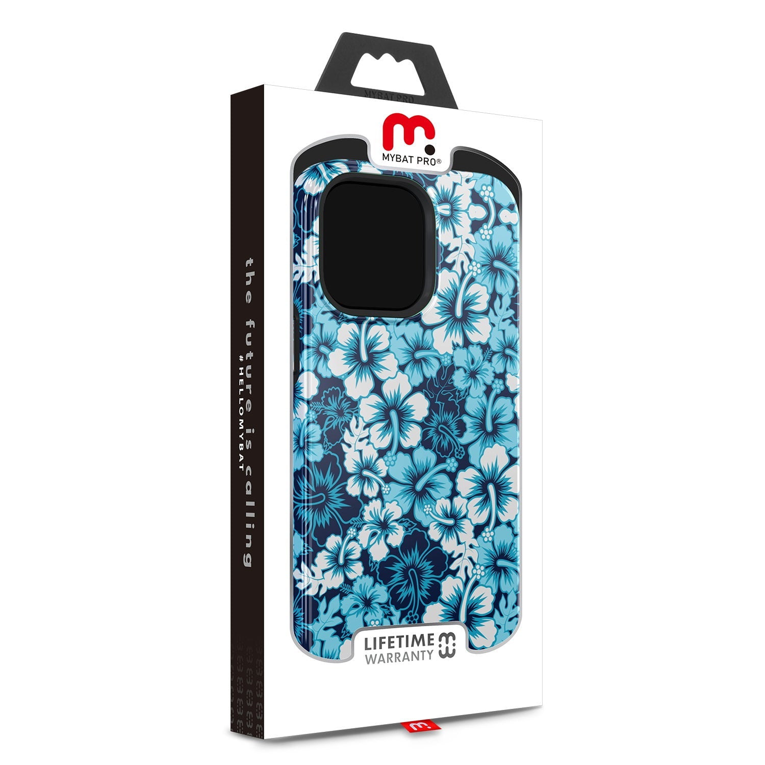 MyBat Pro Fuse Series MagSafe Case for Apple iPhone 14 Pro Max - Blue Hibiscus