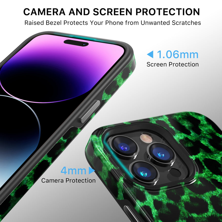 MyBat Pro Fuse Series MagSafe Case for Apple iPhone 14 Pro Max - Green Leopard - RIP14PMCSD5MM017-4.jpg