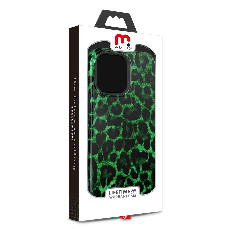 MyBat Pro Fuse Series MagSafe Case for Apple iPhone 14 Pro Max - Green Leopard