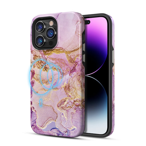 MyBat Pro Fuse Series MagSafe Case for Apple iPhone 14 Pro Max - Purple Marble - RIP14PMCSD5MM018-2.jpg
