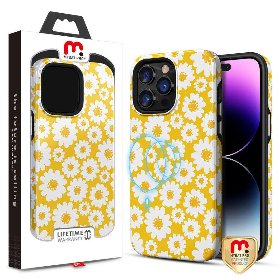 MyBat Pro Fuse Series MagSafe Case for Apple iPhone 14 Pro Max - Yellow Daisy - RIP14PMCSD5MM019-1.jpg