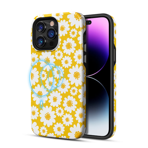 MyBat Pro Fuse Series MagSafe Case for Apple iPhone 14 Pro Max - Yellow Daisy - RIP14PMCSD5MM019-2.jpg