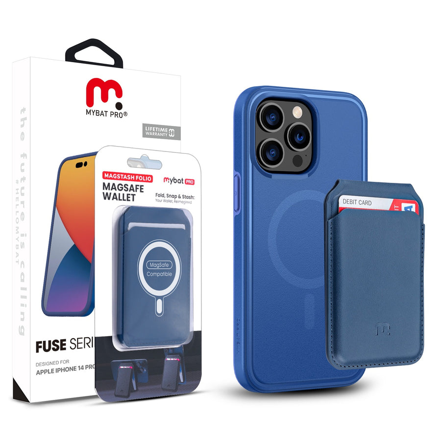 MyBat Pro Fuse Series Case Bundle + MagStash Wallet Folio for Apple iPhone 14 Pro Max - Blue - RIP14PMCSD5MS104-CH412-1.jpg