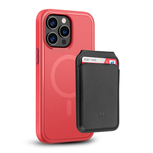 MyBat Pro Fuse Series Case Bundle + MagStash Wallet Folio for Apple iPhone 14 Pro Max - Red  / Black - RIP14PMCSD5MS105-CH411-2.jpg