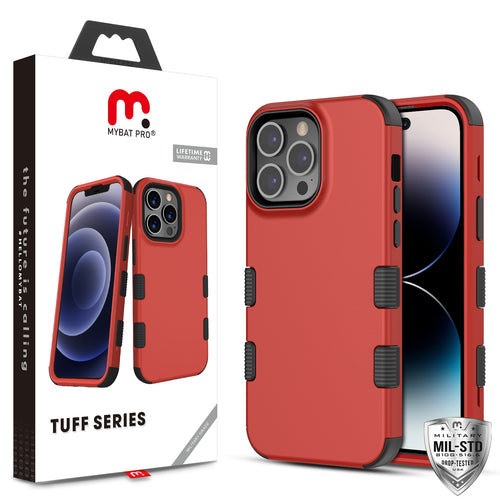 MyBat Pro TUFF Series Case for Apple iPhone 14 Pro Max - Red - RIP14PMCSE1TS006-1.jpg