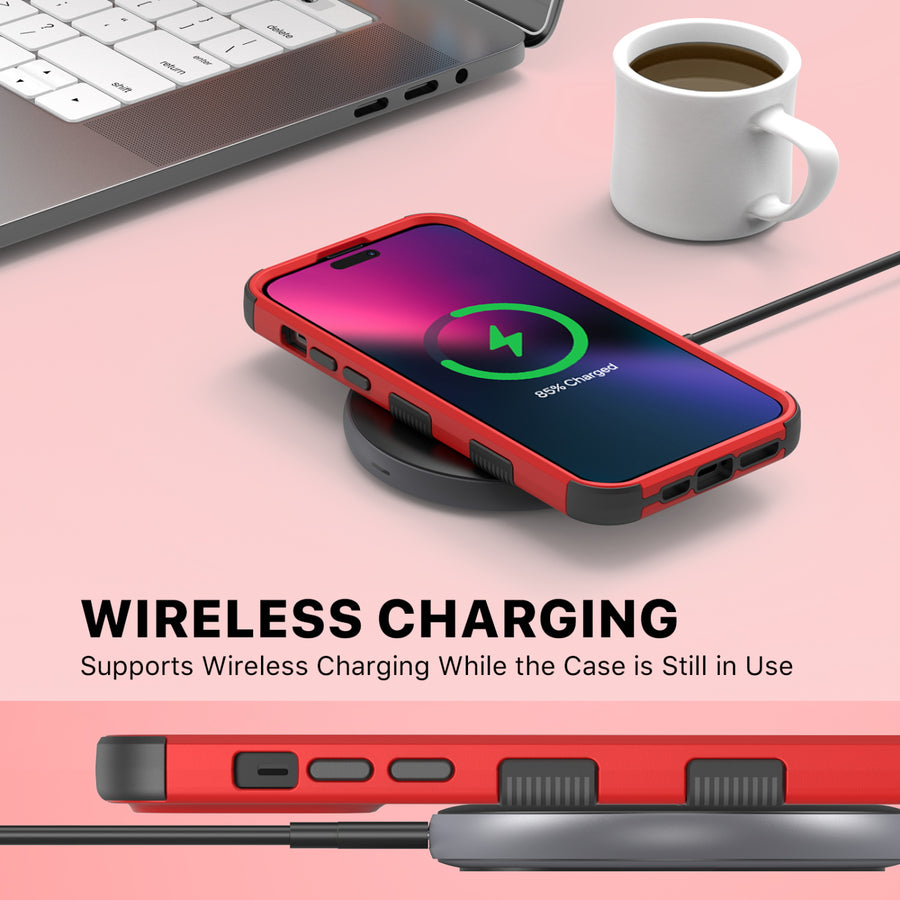 MyBat Pro TUFF Series Case for Apple iPhone 14 Pro Max - Red - RIP14PMCSE1TS006-7.jpg