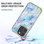 MyBat Pro TUFF Kleer Hybrid Case for Apple iPhone 14 Pro Max - Blue Marbling / Electroplating Silver - RIP14PMCSE4TM203-5.jpg