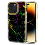 MyBat Pro TUFF Kleer Hybrid Case for Apple iPhone 14 Pro Max - Black Marbling / Electroplating Gold - RIP14PMCSE4TM204-2.jpg