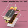 MyBat Pro TUFF Kleer Hybrid Case for Apple iPhone 14 Pro Max - Electroplated Roses Marble / Electroplating Gold - RIP14PMCSE4TM251-4.jpg