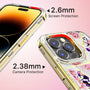 MyBat Pro TUFF Kleer Hybrid Case for Apple iPhone 14 Pro Max - Electroplated Roses Marble / Electroplating Gold - RIP14PMCSE4TM251-8.jpg