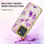 MyBat Pro TUFF Kleer Hybrid Case for Apple iPhone 14 Pro Max - Electroplated Purple Marble / Electroplating Gold - RIP14PMCSE4TM252-5.jpg