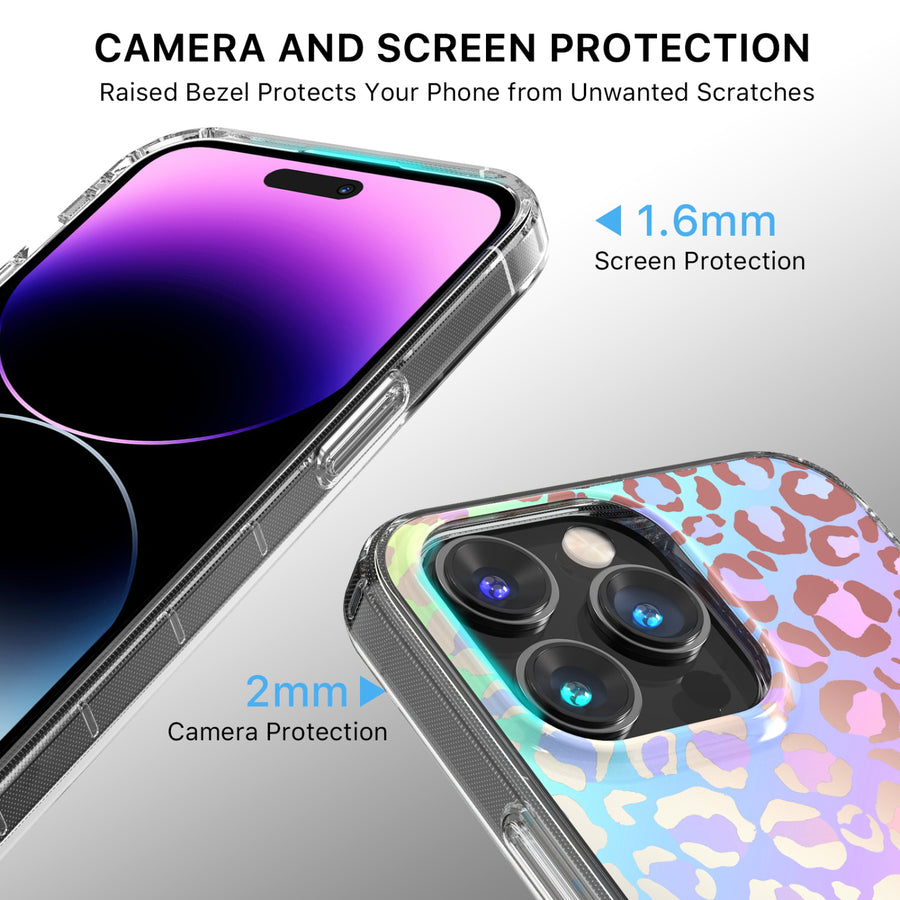 MyBat Pro Mood Series MagSafe Case for Apple iPhone 14 Pro Max - Holographic Leopard - RIP14PMCSFSSM501-4.jpg