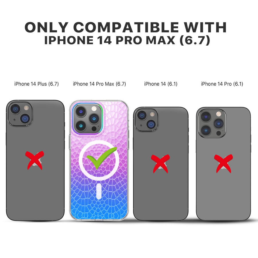 MyBat Pro Mood Series MagSafe Case for Apple iPhone 14 Pro Max - Iridescent Snake - RIP14PMCSFSSM507-8.jpg