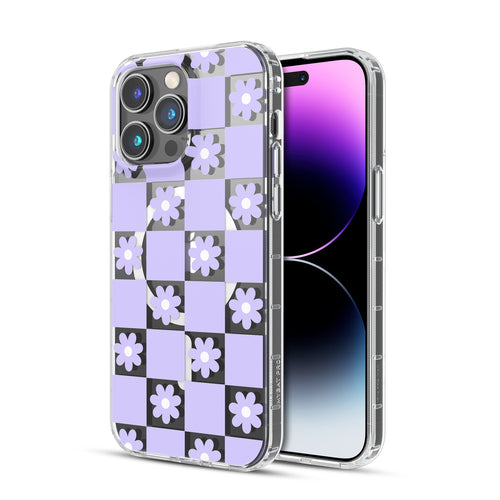 MyBat Pro Mood Series MagSafe Case for Apple iPhone 14 Pro Max - Retro Purple Floral - RIP14PMCSFSSM510-2.jpg