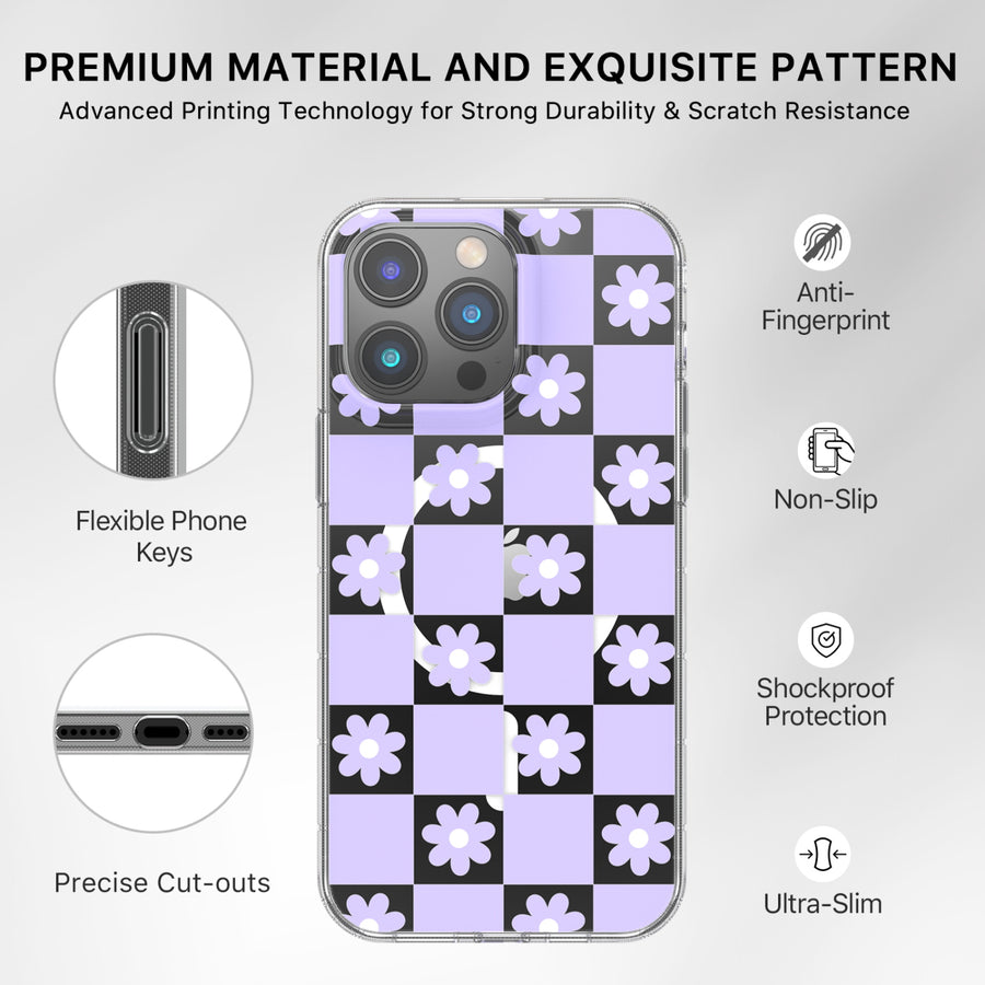 MyBat Pro Mood Series MagSafe Case for Apple iPhone 14 Pro Max - Retro Purple Floral - RIP14PMCSFSSM510-7.jpg